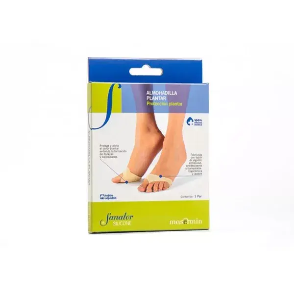 Sanator Silicone Foot Pads Size 37-38 1 pair