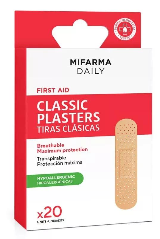 Mifarma Daily Classic Bandes en plastique 20 unités