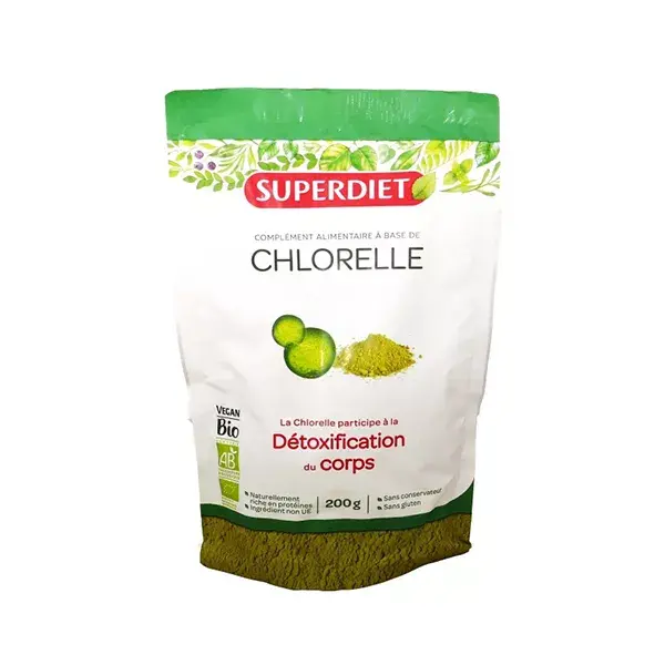 Superdiet Superfood Chlorelle Bio 200g
