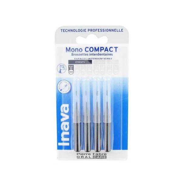 Inava Cepillos Interdentales Mono Compact Negro