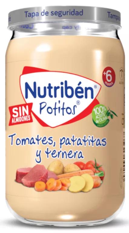 Potito Nutribén Veal, Potatoes and Carrot + 6m 235Gr