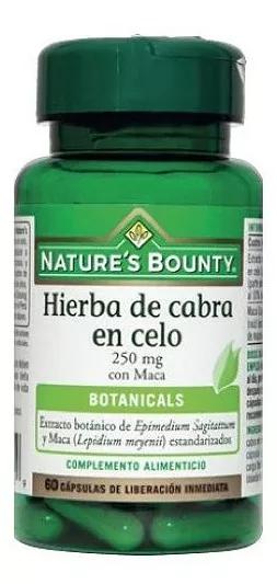 Nature's Bounty Hierba de Cabra en Celo 250 mg 60 Cápsulas