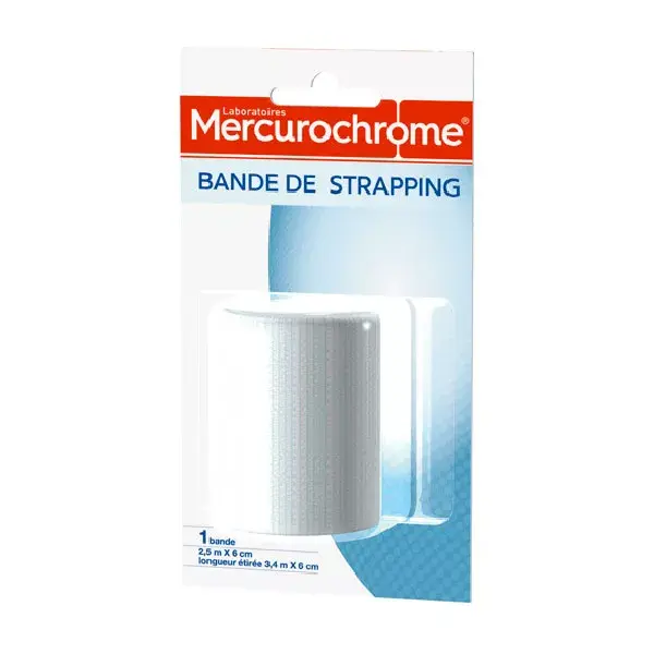 Mercurochrome Strapping Tape 2.5m x 6cm