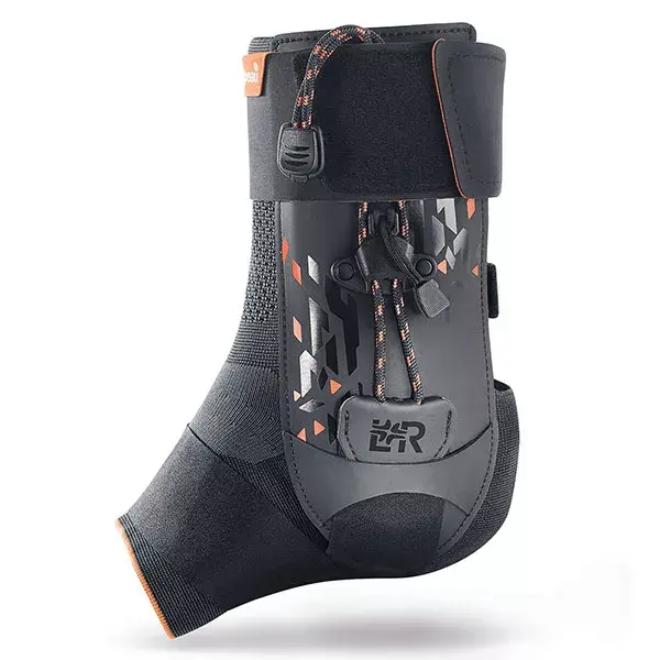 Velpeau Ankle Control Expert Ankle Orthosis Size 2 Black Orange