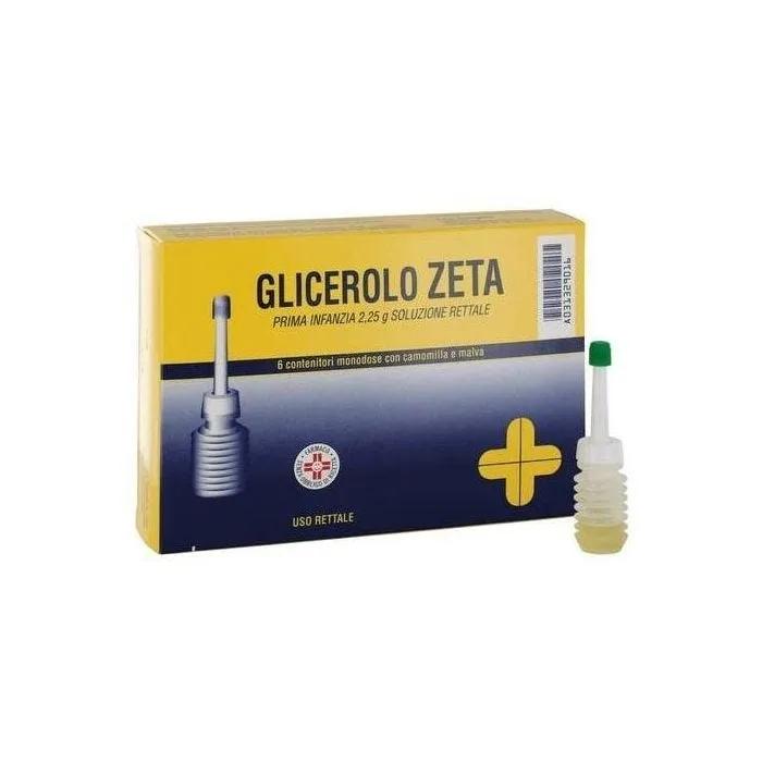 Glicerolo Zeta Prima Infanzia 2,25g Soluzione Rettale 6 Monodose con Camomilla e Malva