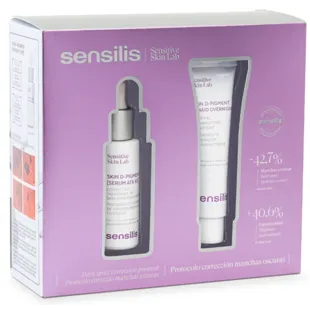 Sensilis Skin D-Pigment Sérum 30 ml + AHA10 Overnight 15 ml