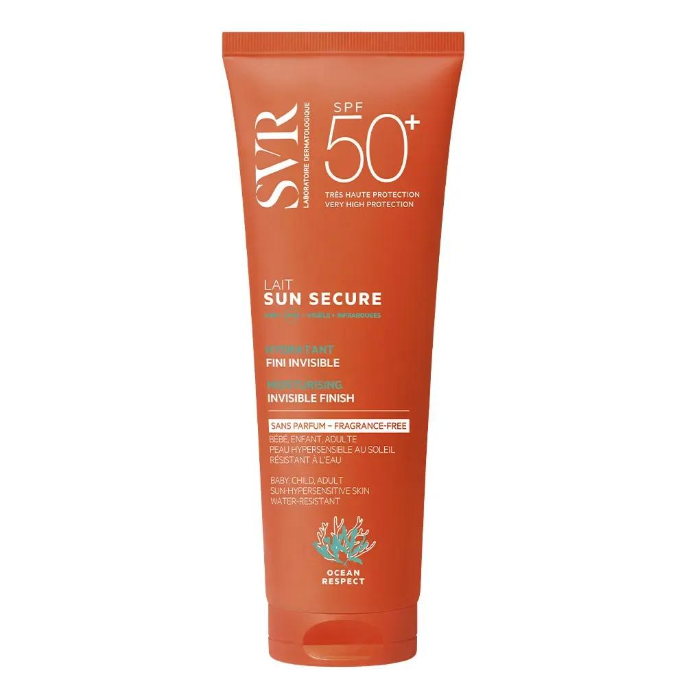 Svr Sun Secure Latte Idratante Solare SPF50+ Senza profumo Protezione Solare Viso e Corpo 250 ml