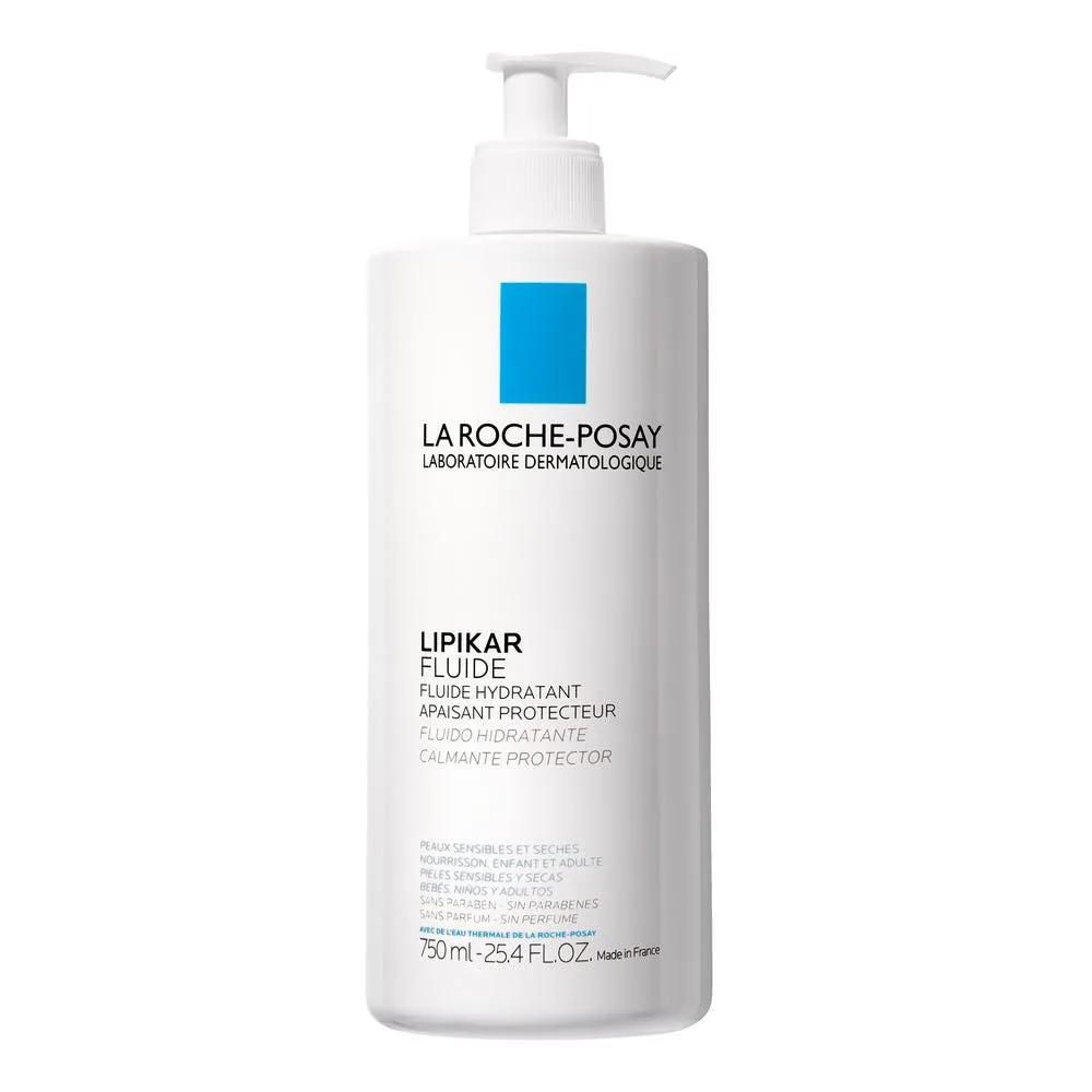 La Roche Posay Lipikar Fluido Idratante Pelle Secca Viso e Corpo 750 ml