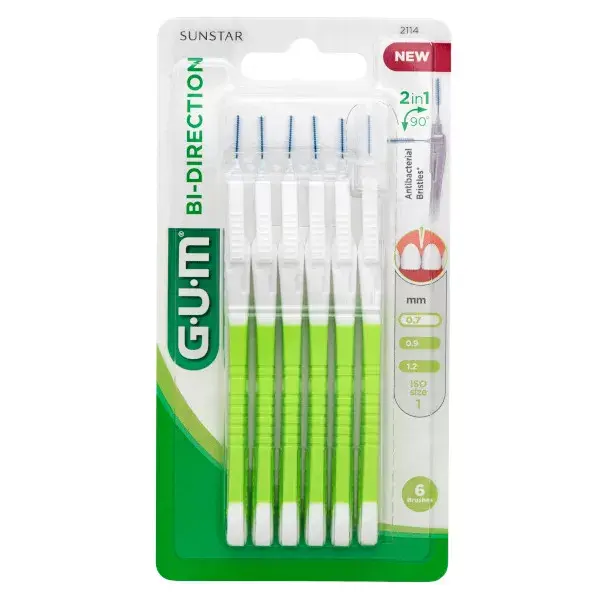 Gum brushes interdental Bi Direction 0.7 mm ref 2114
