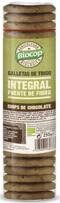 Biocop bolacha Integral Chips Chocolate 250G