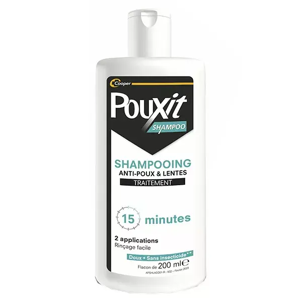 Pouxit Shampoo 200ml + Pettine incluso