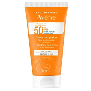 Avene Zonnecrème SPF50 + Geurvrije Droge Gevoelige Huid 50ml