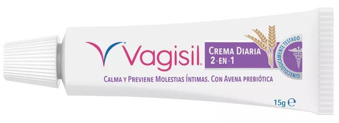 Vagisil Creme Diaria 2 em 1 Com Aveia Prebiótica 15gr