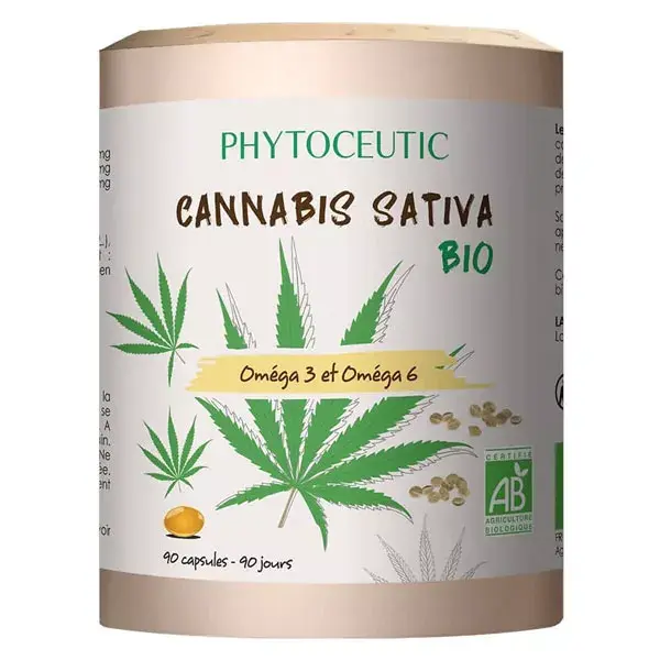 Phytoceutic Cannabis Sativa Organic 90 capsules