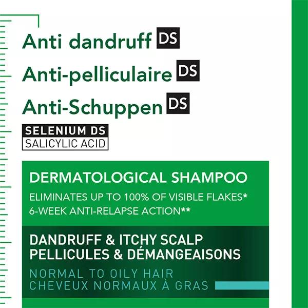 Vichy Dercos Technique Eco-Recharge Champú anticaspa DS Tratamiento caspa y picores Cabellos normales a grasos 500ml