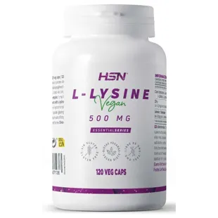 HSN L-Lysine 500mg 120 Vegetable Capsules