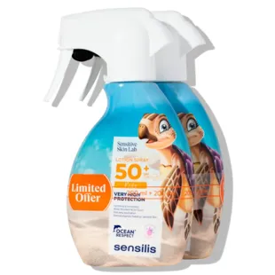 Sensilis Loção Spray Pediátrica FPS50+ 2x200 ml