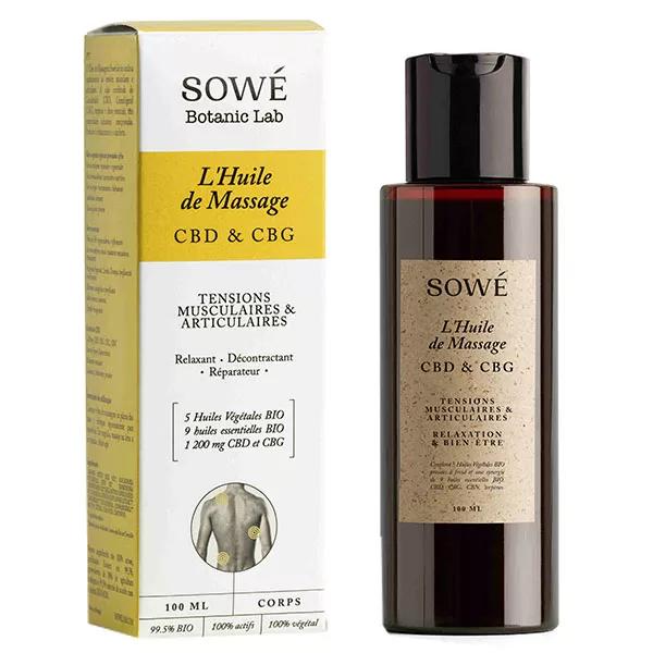 Sowé Aceite de Masaje CBD Bio 100ml