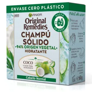 Garnier Original Remedies Coconut and Aloe Solid Shampoo 60 gr