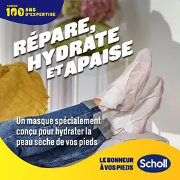 Scholl Expert Care Masque Pieds Nourrissant Huile d'Argan 1 paire