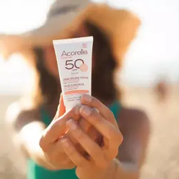 Acorelle Crème Solaire Teinte Claire SPF50 Bio 50ml