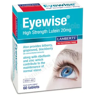 Lamberts Eyewise 20mg Lutein 60 Tablets