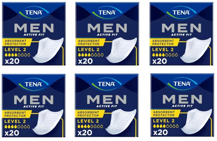 TENA Hommes Niveau 2 6x20 unités