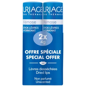 Uriage Xémose Baume à lèvres 2 unités