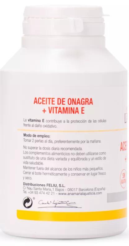 Ana María Lajusticia Aceite de Onagra + Vitamina E 275 Perlas