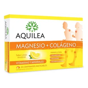 Aquilea Magnesio+Colágeno 30 Comprimidos Masticables Limón