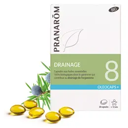 Pranarom Oleocaps 8 Drainage Bio 30 capsules