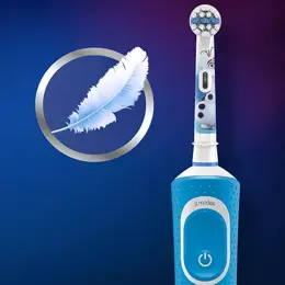 Oral-B Brosse à Dents Électrique Kids Reine des Neiges 2 +3ans