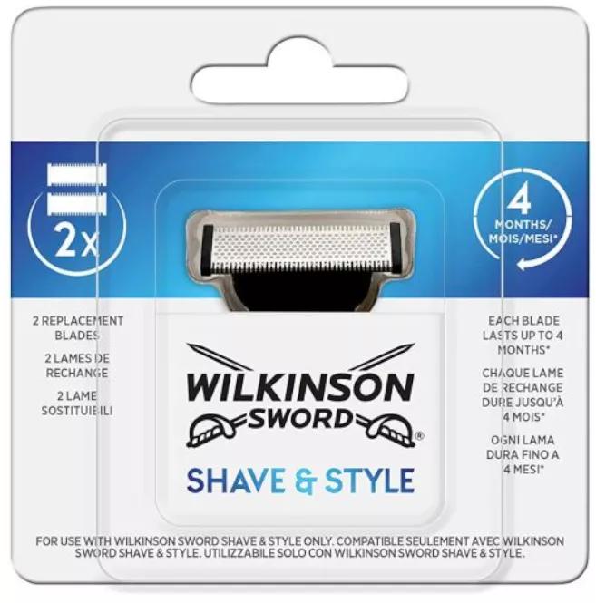 Wilkinson Sword Hydro Groomer Shave & Style 2 ricariche