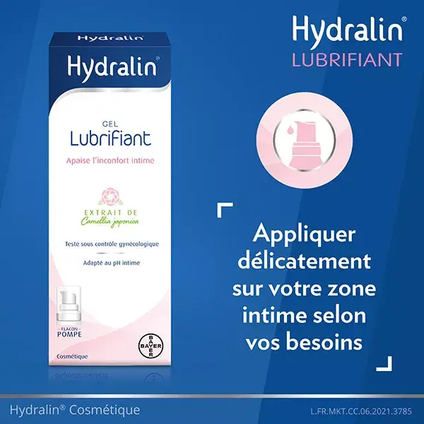 Hydralin Gel Lubrifiant Inconfort Intime 50ml