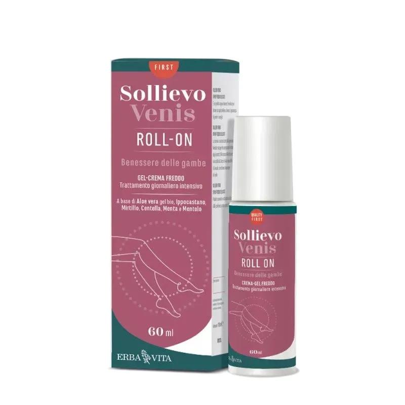 Erba Vita Sollievo Venis Roll On Per Gambe Pesanti 60 ml