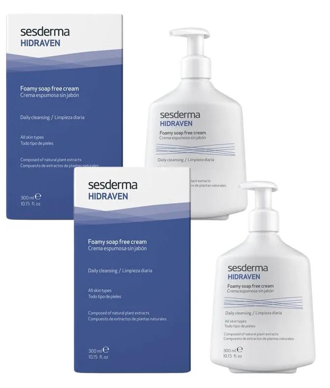 Sesderma Hidraven Schaumcreme ohne Seife 2x300 ml