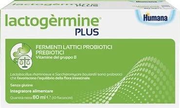 Humana Lactogermine Plus Integratore Fermenti Lattici 10 Flaconcini