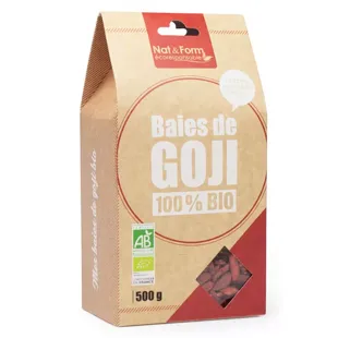 Nat & Form Eco Responsable Goji Greenfood Integratore Alimentare 500g