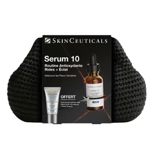 Kit SkinCeuticals Wrinkle Radiance Routine: Siero Ultra Facial UV Defense da 10 ml (30 ml) - In omaggio 15 ml