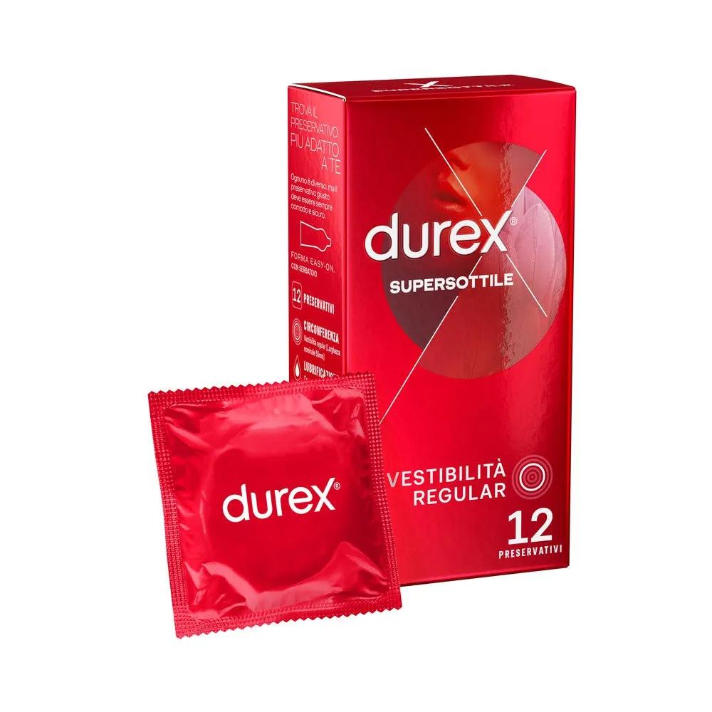 Durex Supersottile Profilattici 12 Pezzi