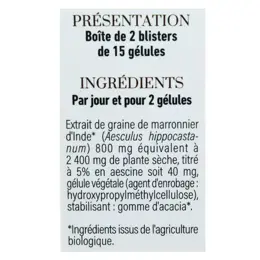 Dayang Marron d'Inde Bio Circulation Sanguine 15 gélules