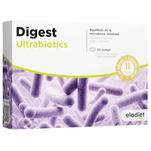 Eladiet Digest Ultrabiotics 30 Comprimidos