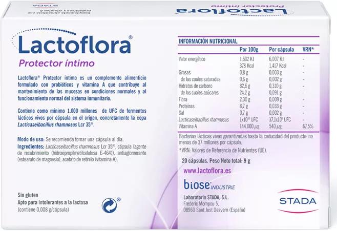 Lactoflora Protetor Íntimo 20 Cápsulas