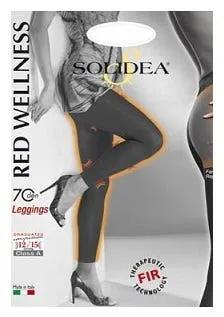 Solidea Redwellness 70 DEN Leggins Compressivo Colore Nero Taglia 3 ML