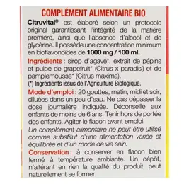 Ladrôme Citruvital Extrait de Pépins de Pamplemousse Bio 50ml