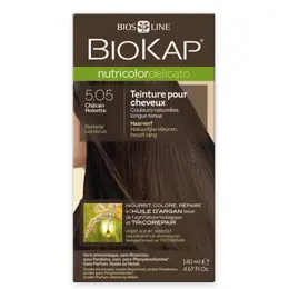 Biokap Nutricolor Delicato Teinture pour Cheveux 5.05 Châtain Noisette 140ml