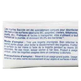 Baccide Lingettes Mains et Surfaces 32 lingettes