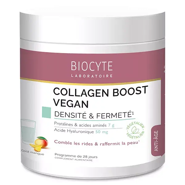 Biocyte Collagen Boost Vegan Anti-Âge Goût Mangue 280g