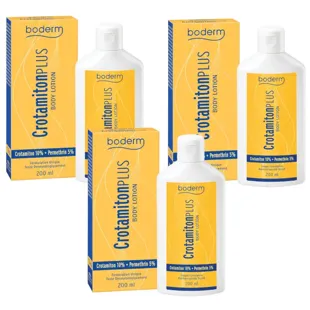 Boderm Crotamiton Plus Body Lotion 3x200 ml