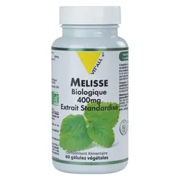 Vit'all+ Mélisse 400mg Bio 60 gélules végétales